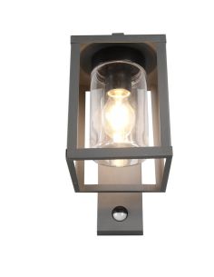 Aplique de pared exterior LUNGA sensor de movimiento excl.1xE27 IP44 212069142 2