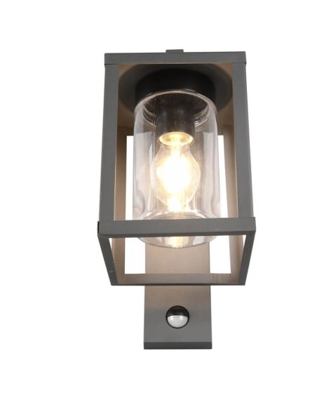 Aplique de pared exterior LUNGA sensor de movimiento excl.1xE27 IP44 212069142