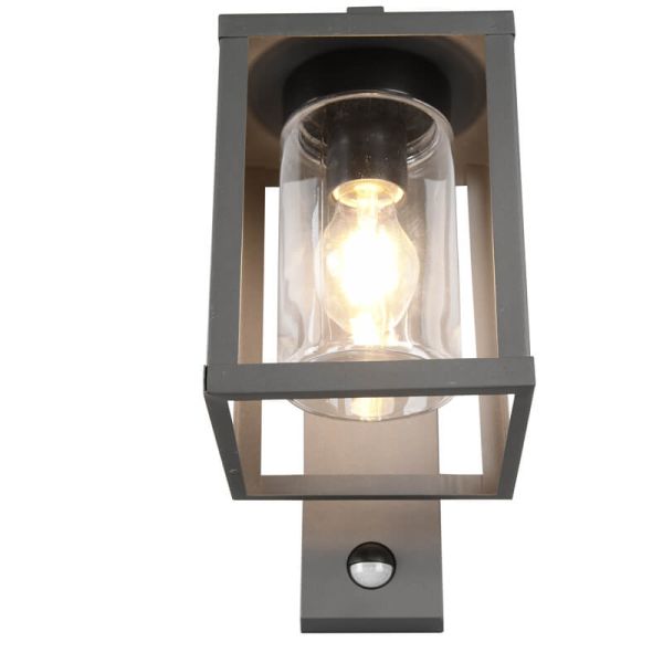 Luminária de parede externa LUNGA com sensor de movimento, excl. 1xE27, IP44 212069142