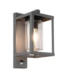 Aplique de pared exterior LUNGA sensor de movimiento excl.1xE27 IP44 212069142