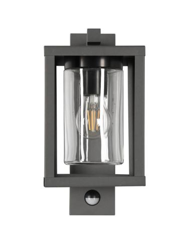 Aplique de pared exterior LUNGA sensor de movimiento excl.1xE27 IP44 212069142