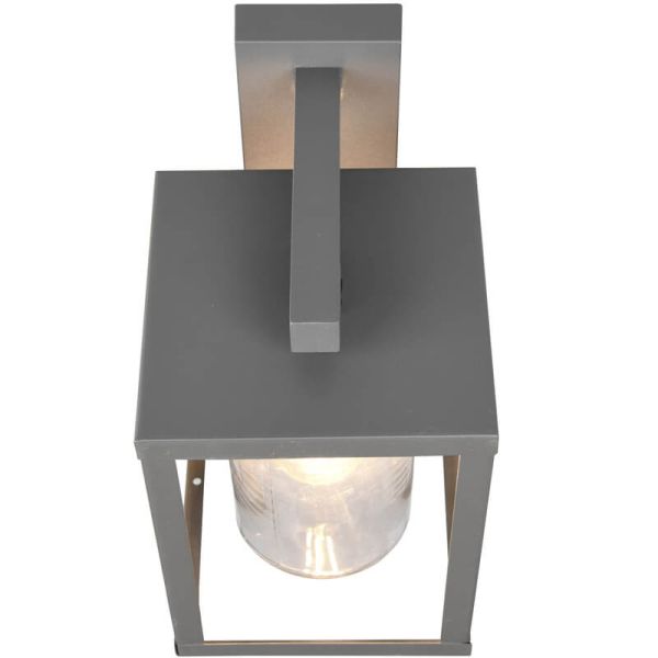 Parte Superior de Aplique de pared exterior LUNGA sensor de movimiento excl.1xE27 IP44 212069142