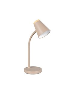 Lámpara LED de sobremesa tipo flexo PONGO brazo flexible interruptor integrado incl. 1x4,5W 500lm 3000K IP20 Beige