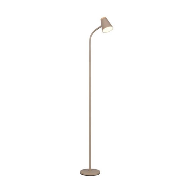 Lámpara de pie LED brazo regulable PONGO con interruptor integrado 4,5W 1x 500lm 3000K IP20 Beige
