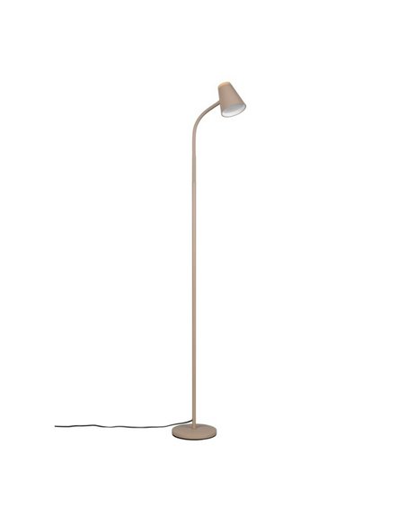 Lampadaire LED PONGO avec bras dimmable et interrupteur intégré 4,5W 1x 500lm 3000K IP20 Beige