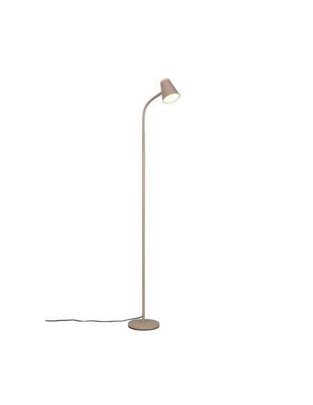 Lámpara de pie LED brazo regulable PONGO con interruptor integrado 4,5W 1x 500lm 3000K IP20 Beige