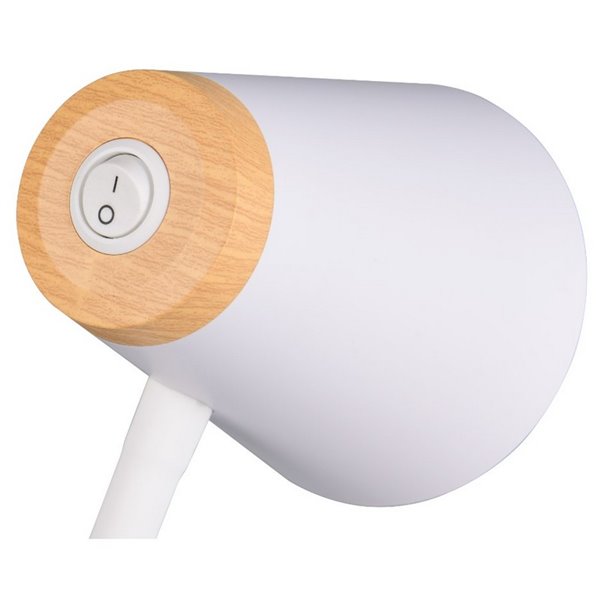 Lámpara de pie LED con brazo flexible PONGO interruptor integrado 4,5W 1x 500lm 3000K IP20