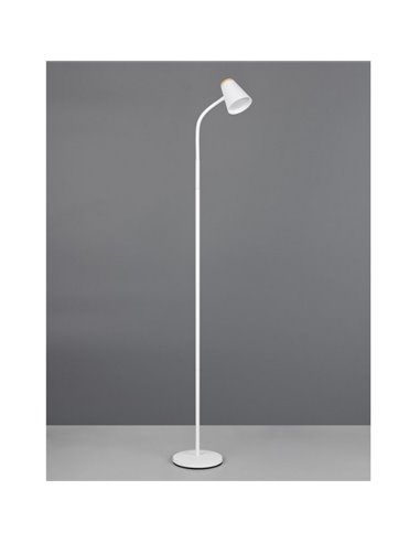 Lámpara de pie LED con brazo flexible PONGO interruptor integrado 4,5W 1x 500lm 3000K IP20