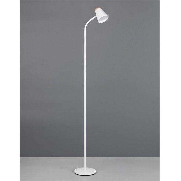 Lampadaire LED PONGO avec bras flexible et interrupteur intégré, 4,5 W, 1 x 500 lm, 3 000 K, IP20