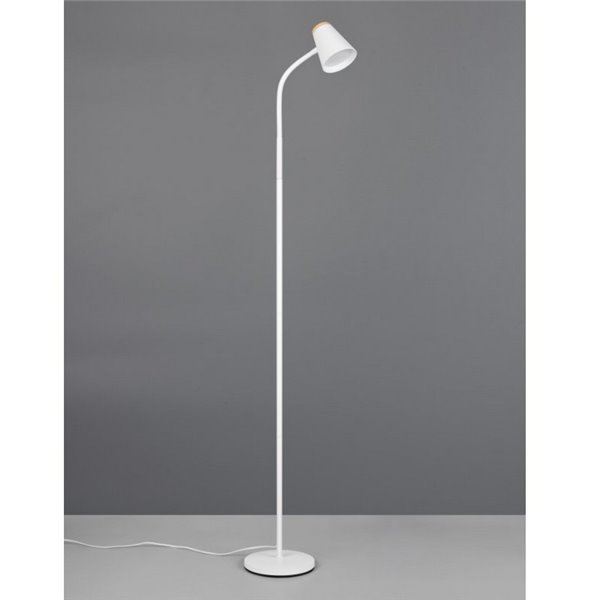 Lampadaire LED PONGO avec bras flexible et interrupteur intégré, 4,5 W, 1 x 500 lm, 3 000 K, IP20