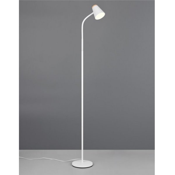 Lámpara de pie LED con brazo flexible PONGO interruptor integrado 4,5W 1x 500lm 3000K IP20