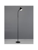 Lámpara de pie LED con brazo flexible PONGO interruptor integrado 4,5W 1x 500lm 3000K IP20 Negro