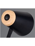 Lámpara de pie LED con brazo flexible PONGO interruptor integrado 4,5W 1x 500lm 3000K IP20 Negro