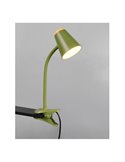 Lámpara LED con pinza tipo flexo PONGO con interruptor integrado 4,5W 1x 500lm 3000K IP20 Verde