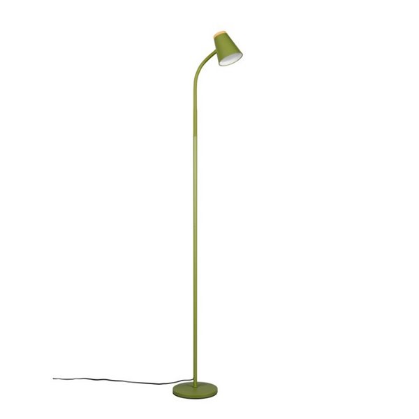 Lámpara de pie LED con brazo flexible PONGO interruptor integrado 4,5W 1x 500lm 3000K IP20 Verde