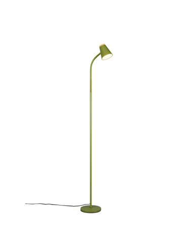 Lámpara de pie LED con brazo flexible PONGO interruptor integrado 4,5W 1x 500lm 3000K IP20 Verde