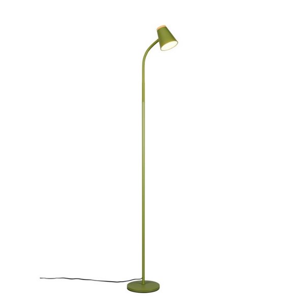 Lámpara de pie LED con brazo flexible PONGO interruptor integrado 4,5W 1x 500lm 3000K IP20 Verde