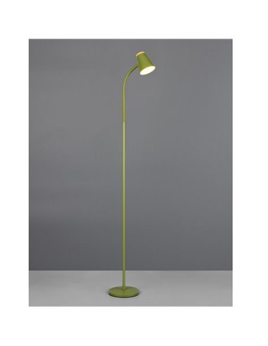 Lámpara de pie LED con brazo flexible PONGO interruptor integrado 4,5W 1x 500lm 3000K IP20 Verde