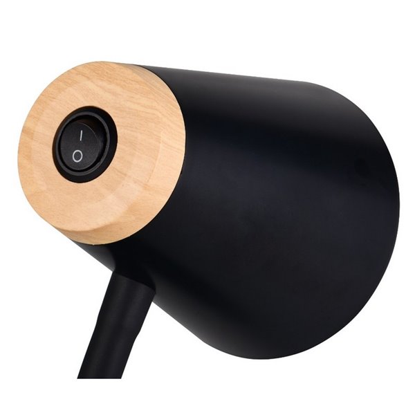 Lámpara LED con pinza multifunción PONGO con interruptor integrado 4,5W 1x 500lm 3000K IP20 Negro