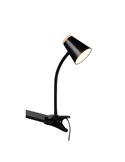 Lámpara LED con pinza multifunción PONGO con interruptor integrado 4,5W 1x 500lm 3000K IP20 Negro