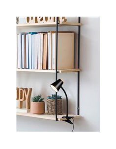 Lámpara LED con pinza multifunción PONGO con interruptor integrado 4,5W 1x 500lm 3000K IP20 Negro 2