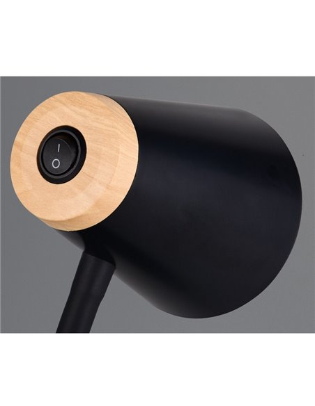 Lampe à pince LED multifonction PONGO avec interrupteur intégré 4,5 W 1 x 500 lm 3 000 K IP20 Noir