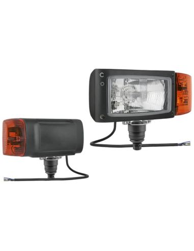 Phare avant avec support inférieur et...