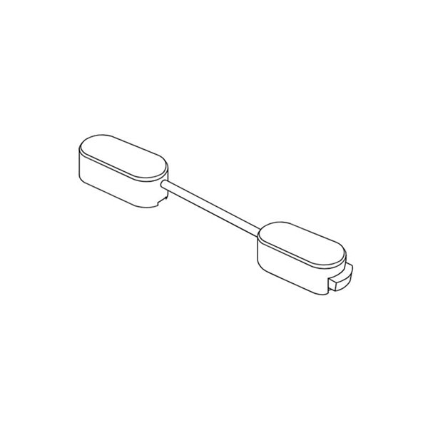Conector alimentación bidireccional para luminaria LIMBO, negro
