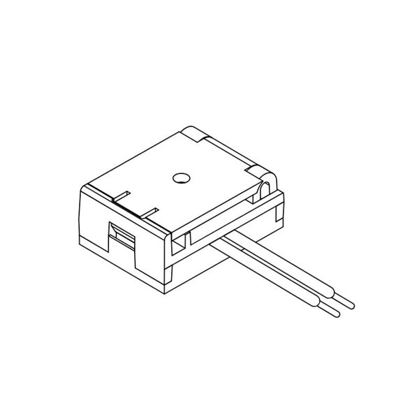 Conector de energia para fita têxtil, LIMBO, preto