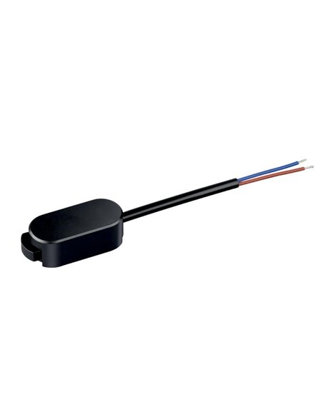 Conector alimentación unidireccional para luminaria LIMBO, negro