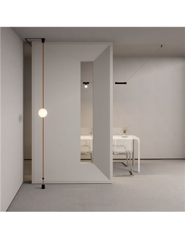 Conector alimentación bidireccional para luminaria LIMBO, negro