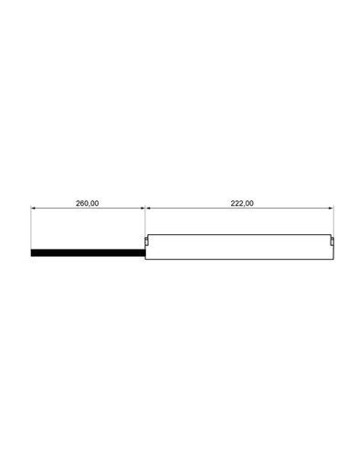 Driver 100W para luminarias LIMBO 24V, negro