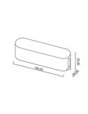 Embellecedor cubre cables LIMBO, negro
