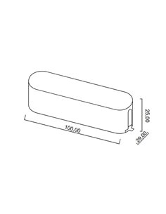 Embellecedor cubre cables LIMBO, negro 2