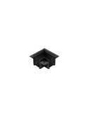 Conector en L para carril de empotrar LIMBO, negro