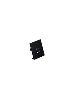 Juego tapas carril de empotrar para carriles LIMBO, negro
