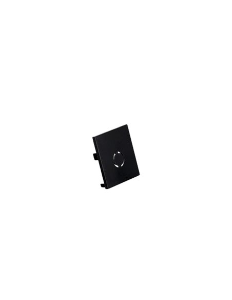 Juego tapas carril de empotrar para carriles LIMBO, negro