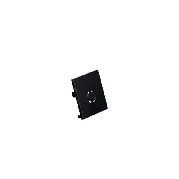 Juego tapas carril de empotrar para carriles LIMBO, negro