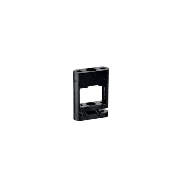 Nodo fijación pequeño de carril LIMBO, negro