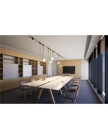 Nodo fijación pequeño de carril LIMBO, negro