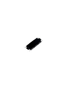 Conector Recto para Carril Superficie LIMBO, negro