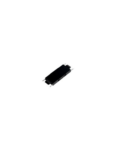 Conector Recto para Carril Superficie LIMBO, negro