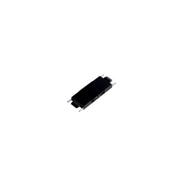 Conector Recto para Carril Superficie LIMBO, negro