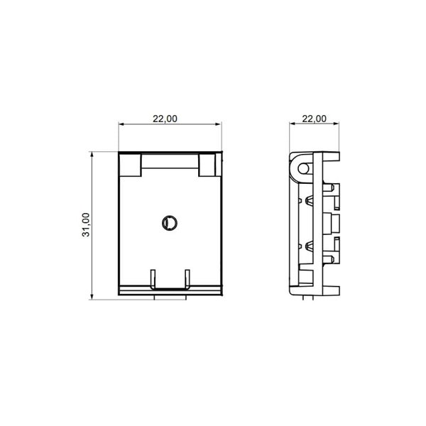 Grampos de conexão de fita têxtil LIMBO, pretos