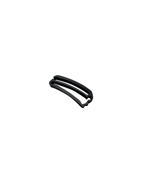 Trabilla de sujección para cinta textil LIMBO, negro