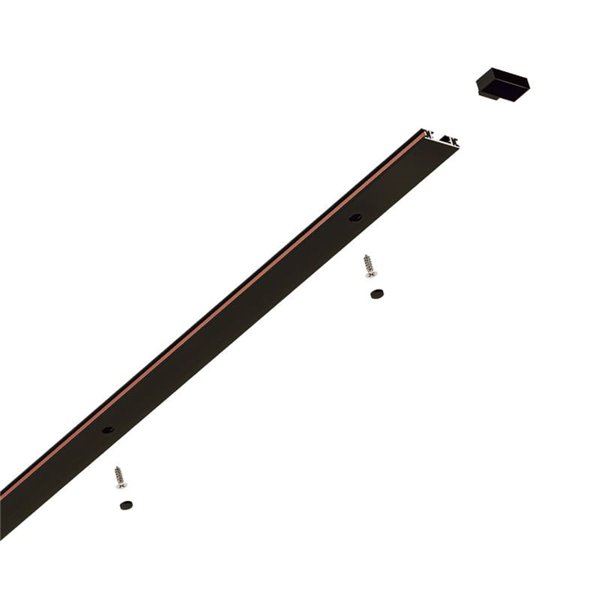 Carril ultrafino de superficie 2 metros para carriles LIMBO, negro