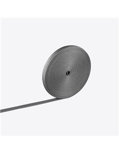 Rollo 10m. cinta textil gris 24V para carril LIMBO