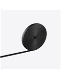 Rollo 10m. cinta textil negro 24V para carril LIMBO