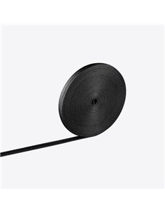 Role 10m. fita têxtil preta 24V para trilho LIMBO