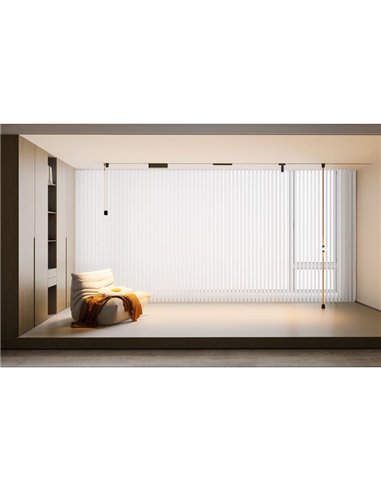 Rollo 10m. Cinta Textil 24V Khaki para carril LIMBO